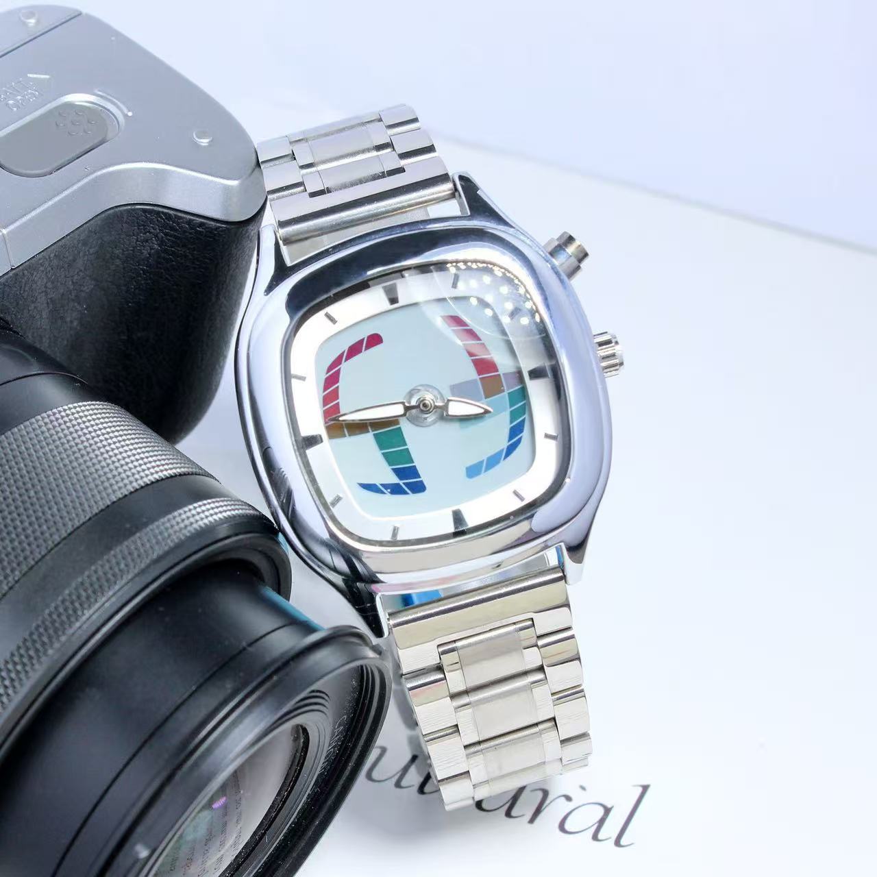 Vintage Digital Watch - Мужские кварцевые часы в стиле ретро