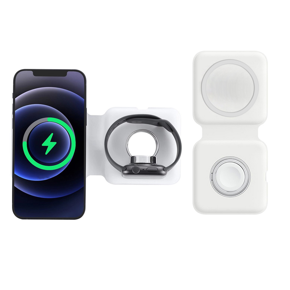 Smartwatch Apple Watch - Magsafe duo Магнитное Беспроводное зарядное устройство