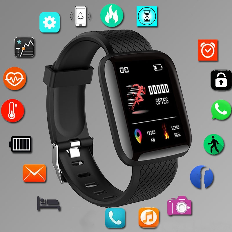 Smartwatch Watches For Men Digital - Спортивные умные часы, фитнес-браслет, управление музыкой,