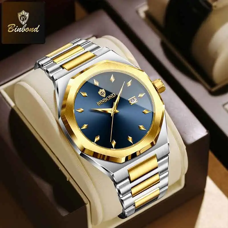 Smartwatch Watches Brands For Men - BINBOND лучший бренд мужские кварцевые часы