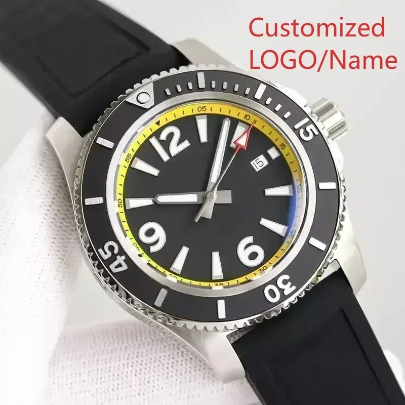 Watch Bezel Insert - Мужские часы A11 на заказ: черные,