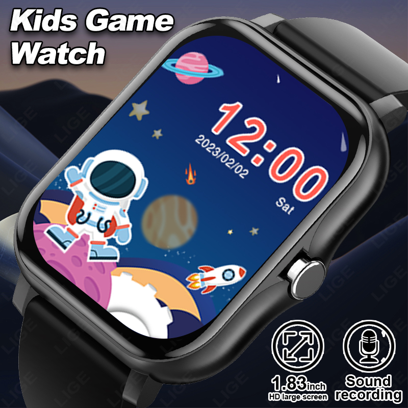 Smartwatch Watches For Girls Kids - LIGE 2025 Звуковые книги Детские умные