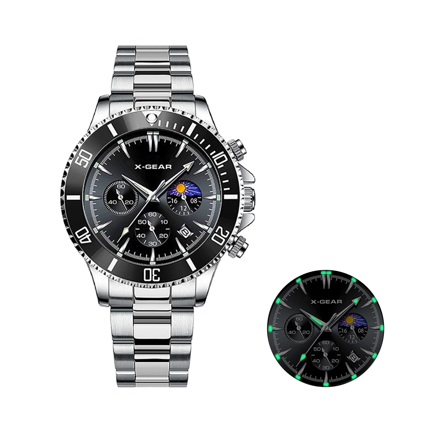 Xwatch Smartwatch - Мужские кварцевые часы X-GEAR Fashion Calendar,