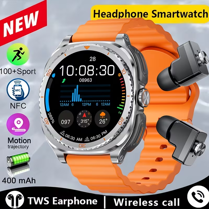 Smartwatch Noise Watches For Men - Умные часы 2-в-1 с TWS-наушниками, 1.53