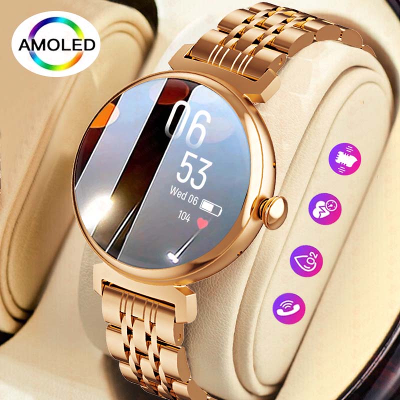 Watches Ladies Smartwatch - 1,04-дюймовый AMOLED-экран, модные женские умные часы,