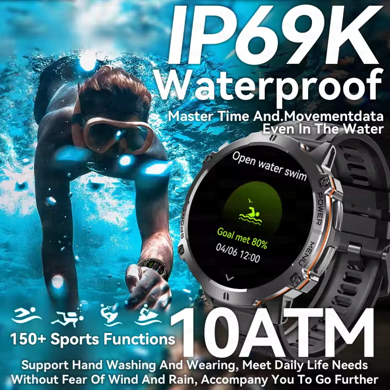 Новые военные смарт-часы 2026  – обзор и цена Smartwatch Professional Watches For Men