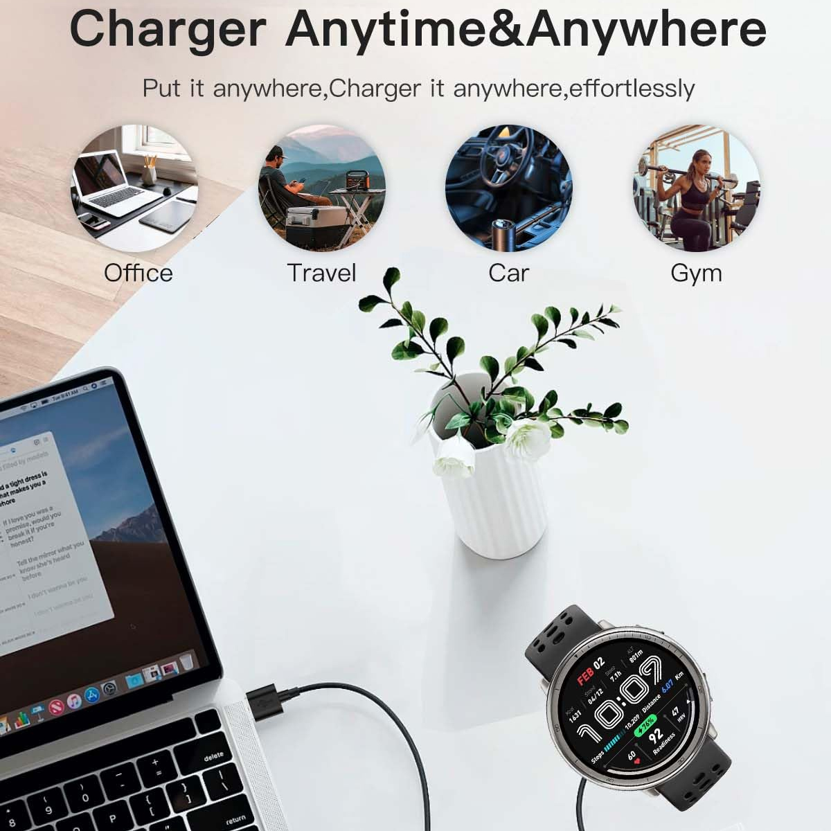 Зарядная база для умных часов  – обзор и цена Smartwatch Watches Amazfit