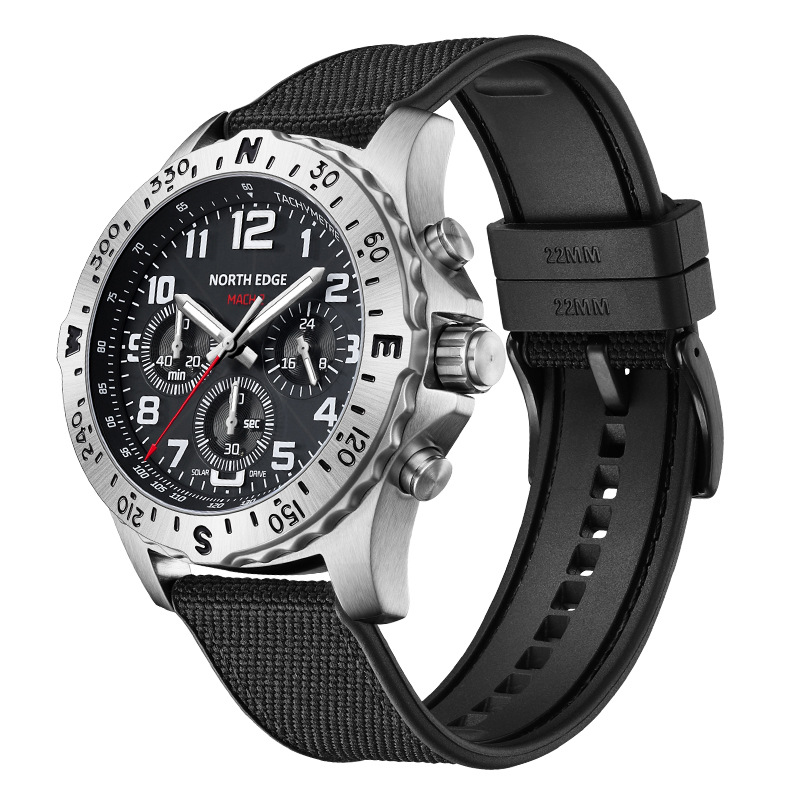 Мужские часы NORTH EDGE с солн – обзор и цена Smartwatch Premium Watches For Men