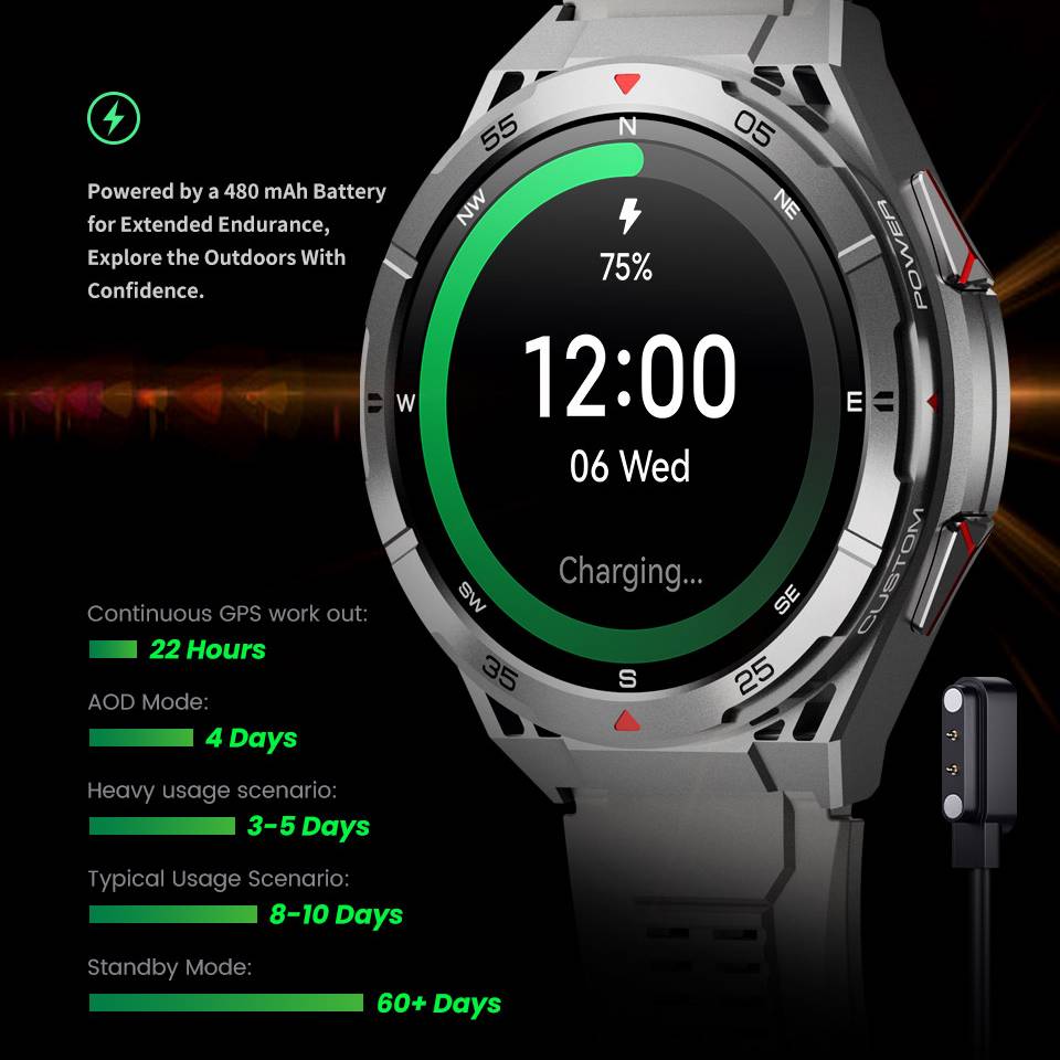 Мужские прочные умные часы Lea – обзор и цена Smartwatch Watches Best Gift For Men
