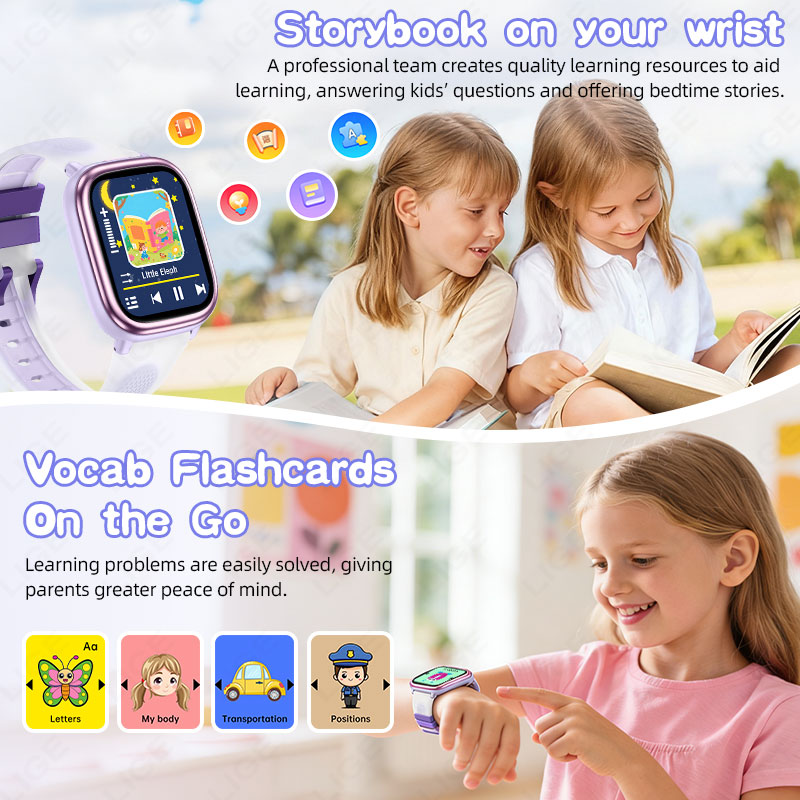 Детские умные часы LIGE, 1,83  – обзор и цена Smartwatch Watches For Girls Kids