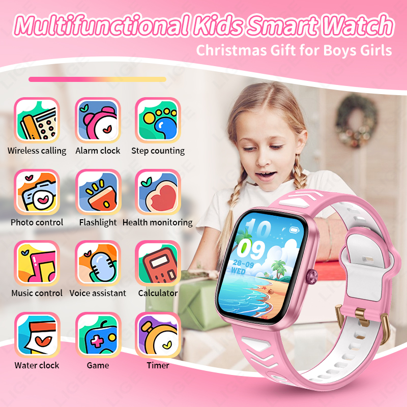 Смарт-часы LIGE для детей, мал – обзор и цена Smartwatch Watches For Girls Kids