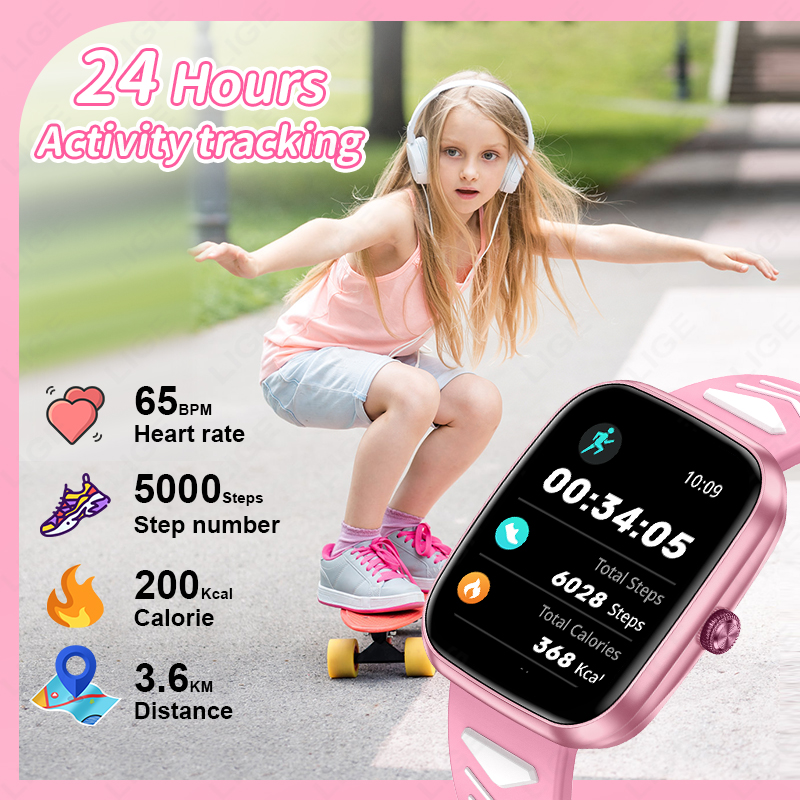 Смарт-часы LIGE для детей, мал – обзор и цена Smartwatch Watches For Girls Kids