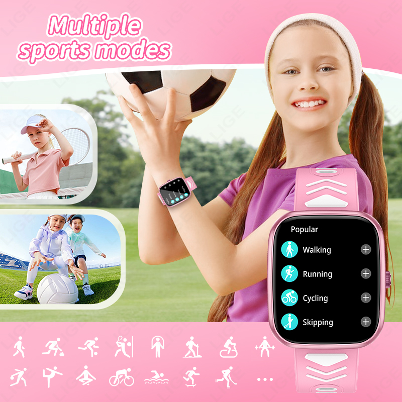 Смарт-часы LIGE для детей, мал – обзор и цена Smartwatch Watches For Girls Kids