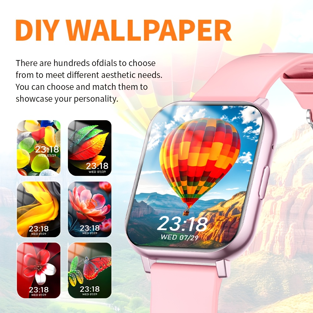 1,83-дюймовый HD-экран квадрат – обзор и цена Smartwatch Watches Wallpaper