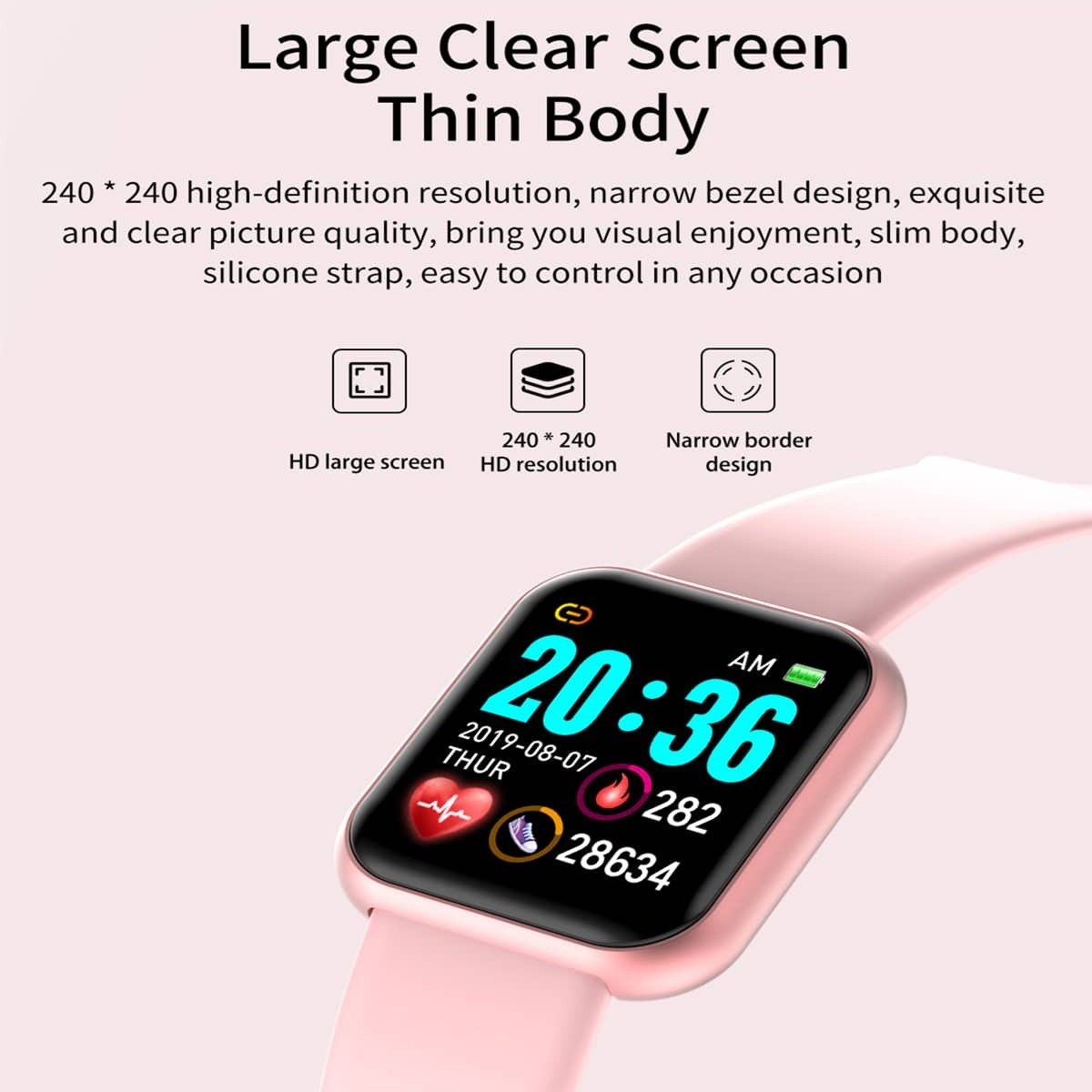 Смарт-часы Y68 D20 мужские, ум – обзор и цена Smartwatch Watches For Men Digital