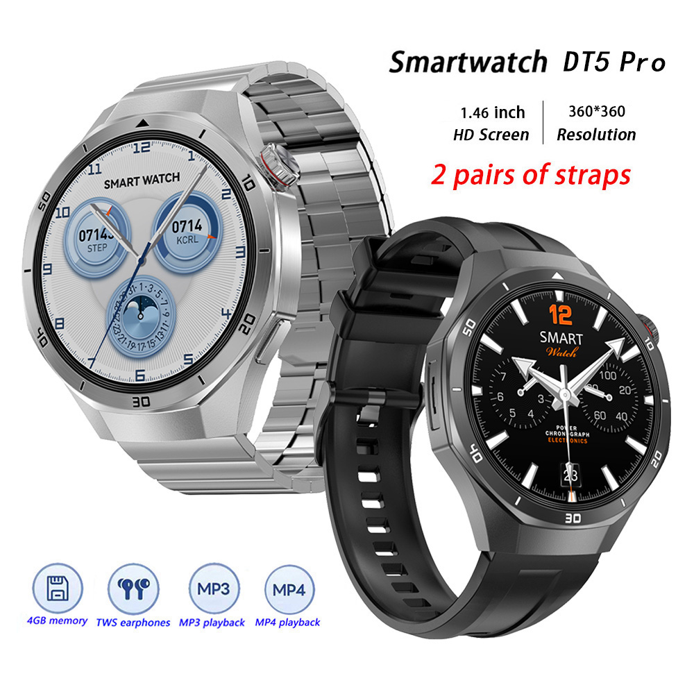 DT5 Pro Смарт-часы для мужчин  – обзор и цена Smartwatch Watches For Men Digital