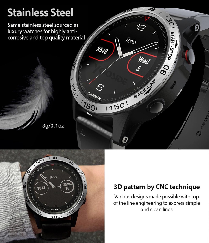 Безель для Garmin Fenix 7 7X 6 – обзор и цена Xwatch Smartwatch