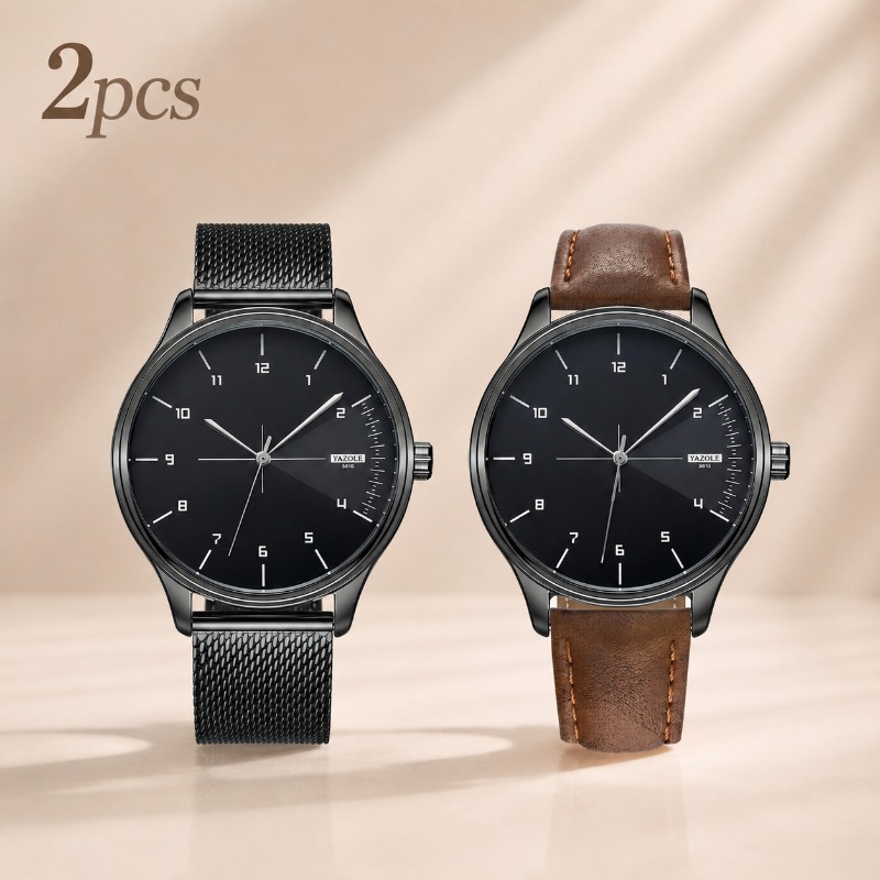2 шт. YAZOLE Мужские деловые ч – обзор и цена Smartwatch Watches Best Gift For Men