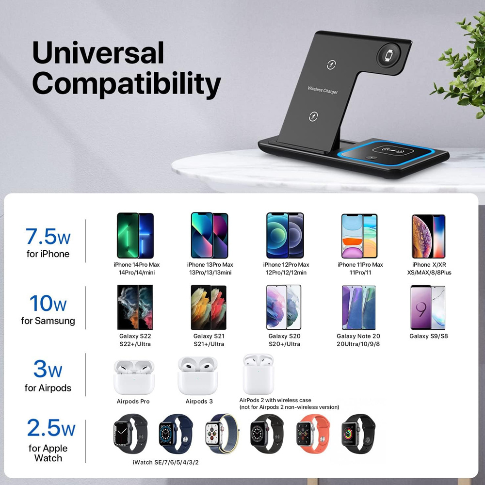 Беспроводная зарядная станция- – обзор и цена Smartwatch Apple Watch