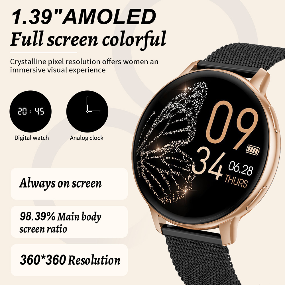 Смарт-часы LIGE Fashion для же – обзор и цена Smartwatch Health Watches For Women