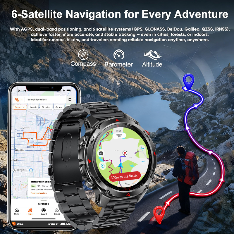 T-Rex 3 Pro Смарт-часы AGPS во – обзор и цена Smartwatch Watches For Men Digital