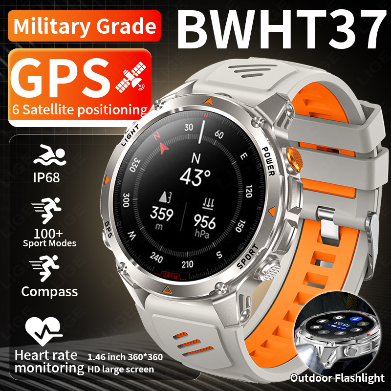 LIGE прочные GPS трековые умны – обзор и цена Smartwatch Watches With Bluetooth