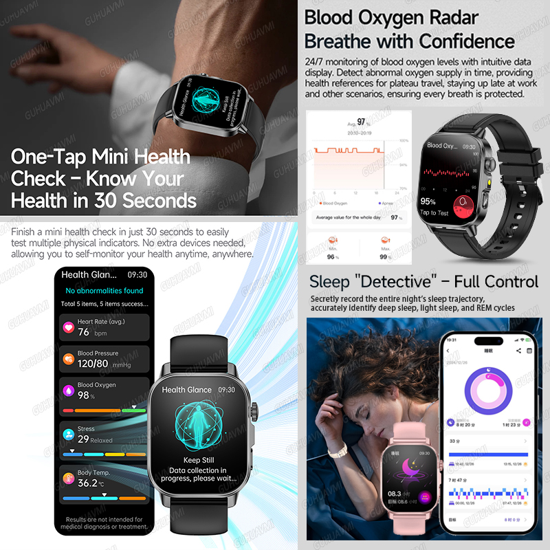 GUHUAVMI 2026 Новые умные часы – обзор и цена Smartwatch Watches With Bluetooth