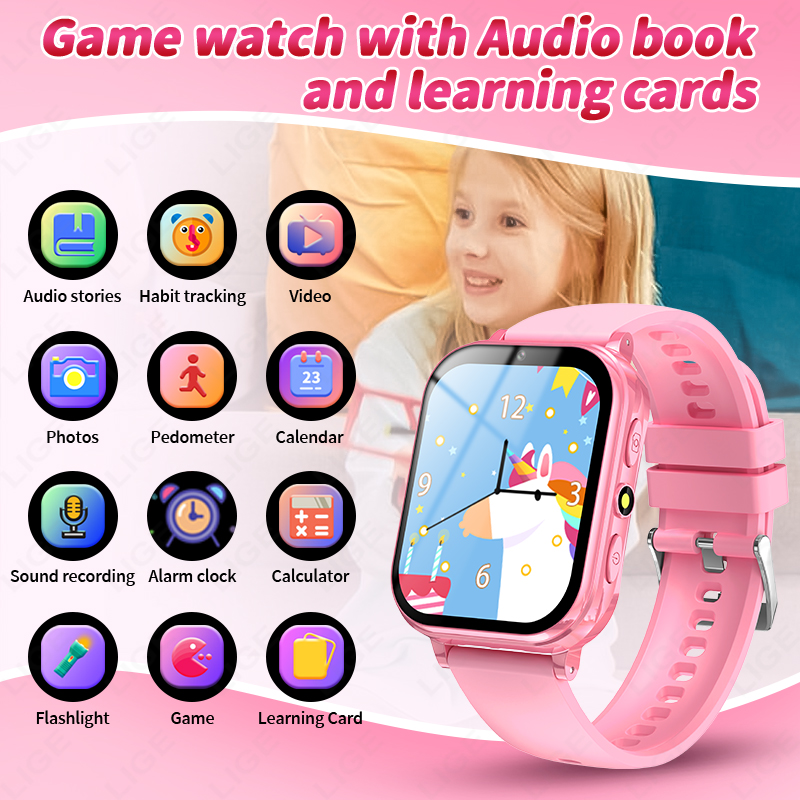 Детские умные часы LIGE для де – обзор и цена Smartwatch Watches For Girls Kids